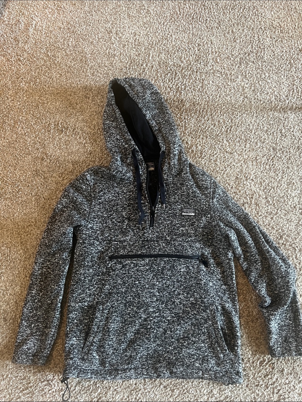 Men's Heathered Gray Pullover Hoodie